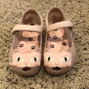 Mini Melissa cat shoes
